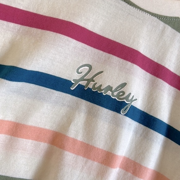 Hurley Striped Top | SIZE L - Picture 5 of 7